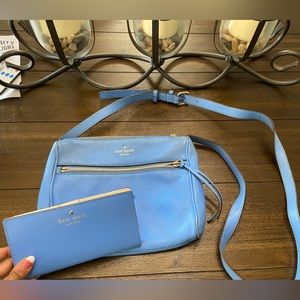 Kate spade crossbody and wallet set